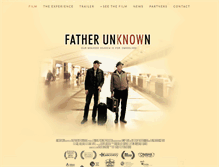 Tablet Screenshot of fatherunknown.com